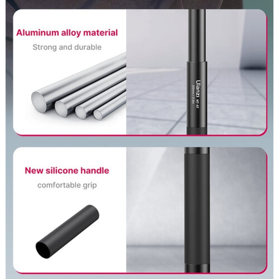 Ulanzi MT-58 Extendable Selfie Stick for Action Cameras (121cm)