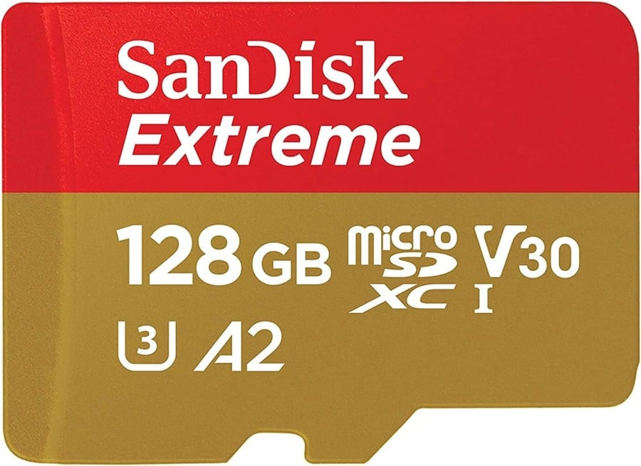 SanDisk Extreme microSDXC UHS-I Card- 128GB
