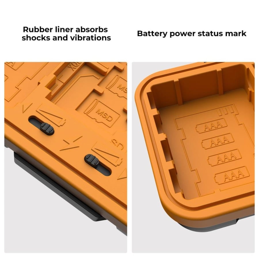 K&F Camera Battery Memory Card Case, professional waterproof and shockproof