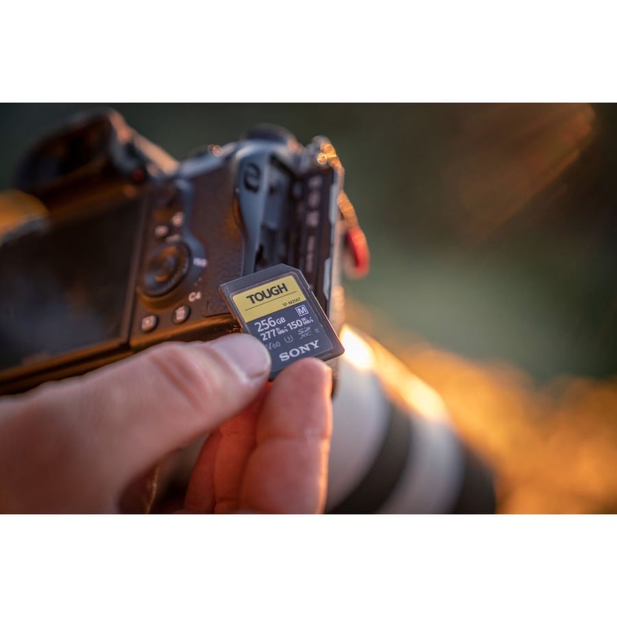 Sony TOUGH-M series SDXC UHS-II Card 128GB, V60, CL10, U3, Max R277MB/S, W150MB/S