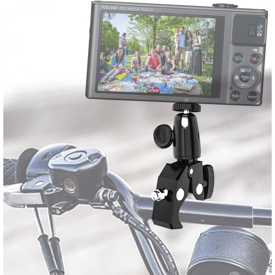 EXSHOW Motorcycle Mount for Action Cameras