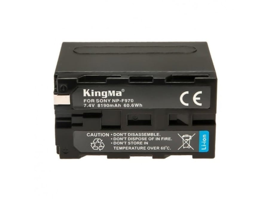KingMa NP-F970 Battery, 8190mAh