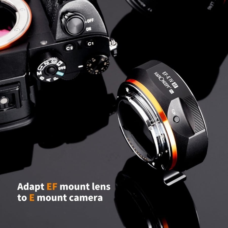 K&F Concept Canon EF/EF-S lens to Sony E-mount camera electronic high-speed version Autofocus Adapter
