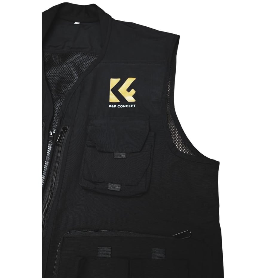 K&F Concept Photographing Vest - XXL, Black