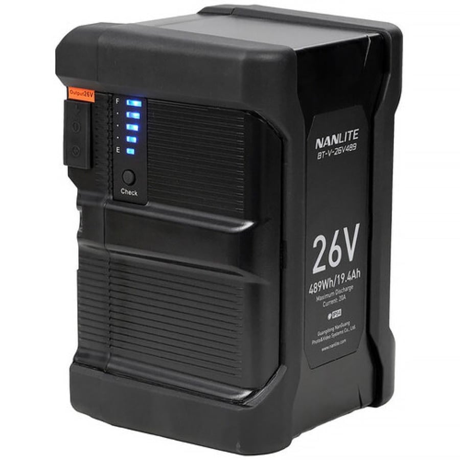 Nanlite V-Mount Battery for Forza 500 II and 720 Lights (26V, 489Wh)