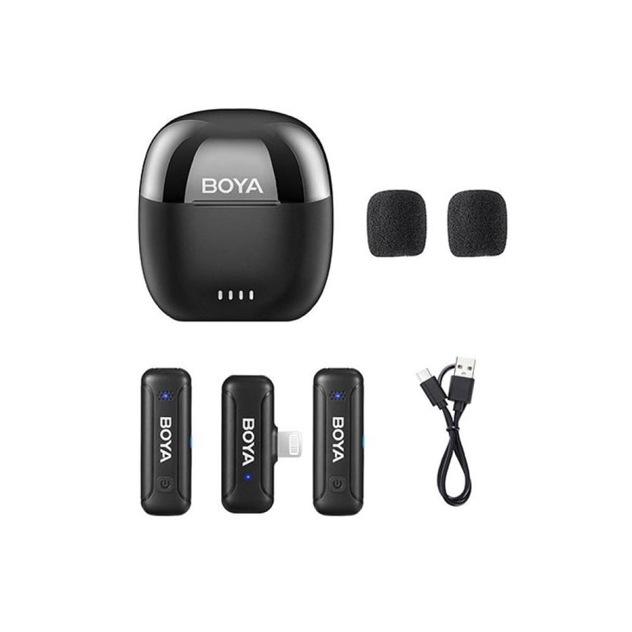 BOYA BY-WM3T-D2 Wireless Microphone System with Lightning Connector