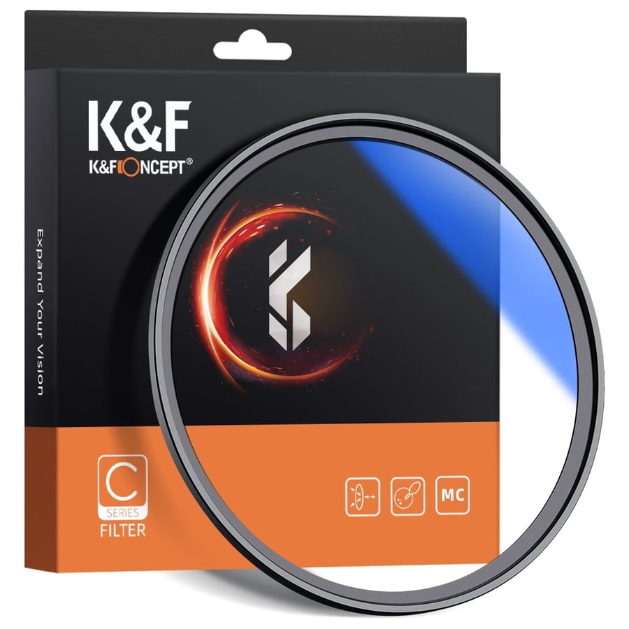 K&F CONCEPT 67MM Circular Polarizer Glass Filter Ultra-Slim, Multi Coated