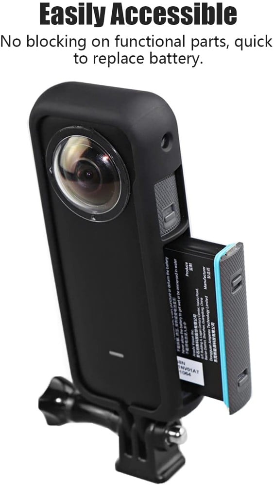Insta360 ONE X2 Full Protection Frame Case Mount Adapter Holder With 1/4-inch Action Camera Mount Interface