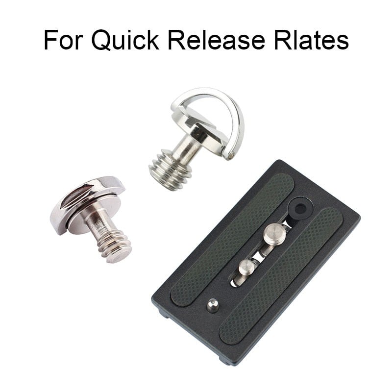 Kaliou camera screw 1/4 to 3/8" Thread Mount Adapter Tripod Plate Screw for Tripod Monopod Flash Light Stand Male to Female