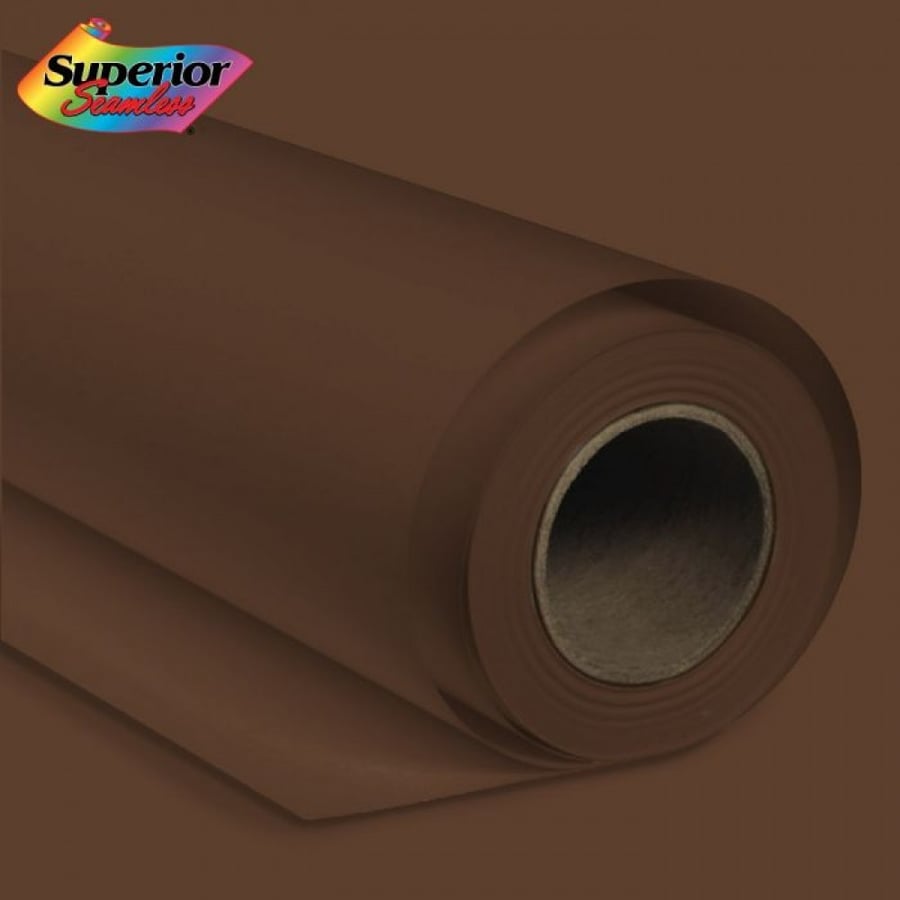 Superior Seamless Photography Background Paper, #20 Coco Brown (1.35m x 11m)