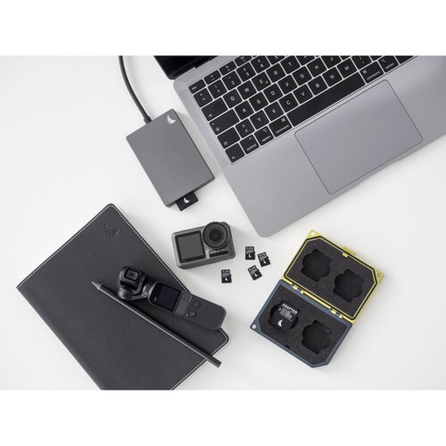 Angelbird Media Tank Case for SD Cards (Yellow)