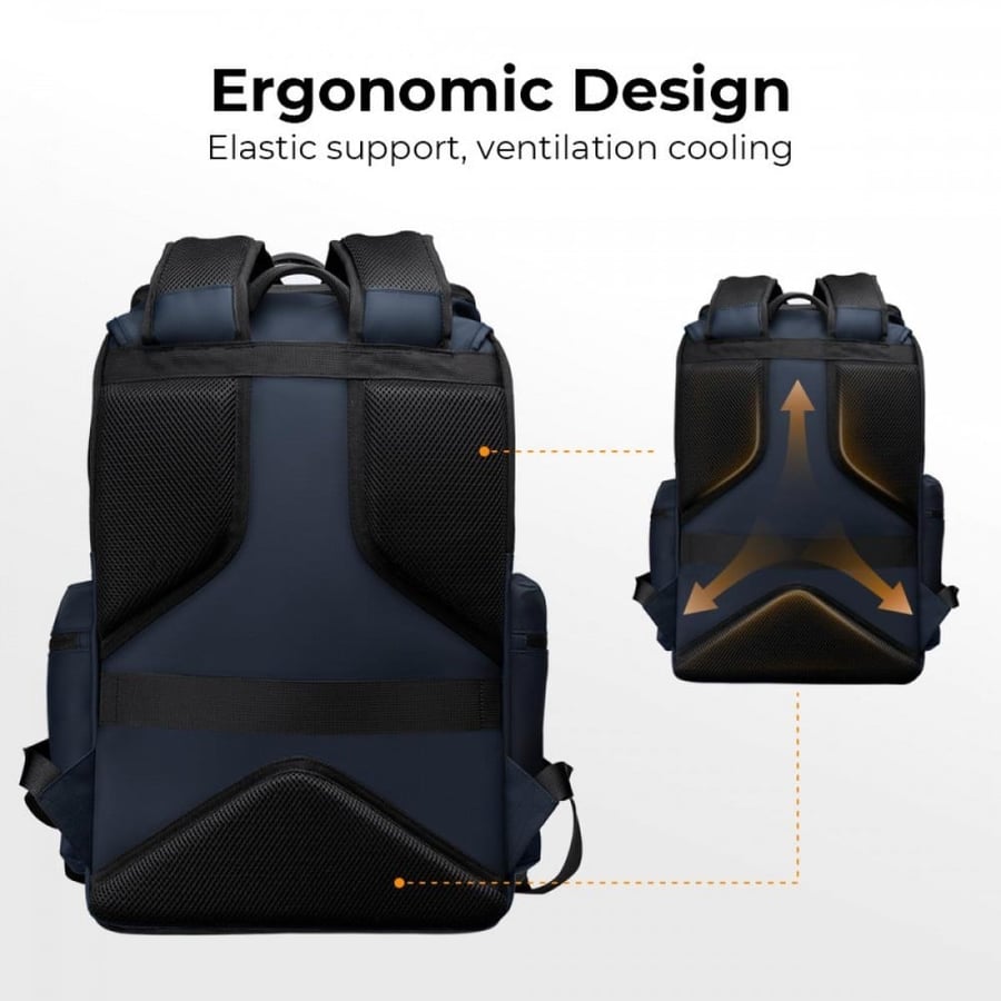 K&F Concept Camera Backpack Bag 25L with Laptop Compartment, Blue