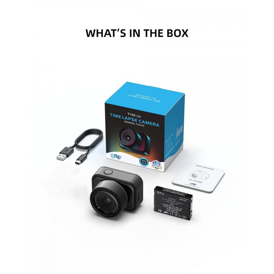 K&F Concept ATLI T100 1080P Time Lapse Camera WiFi HDR APP Control Real-time Preview Timing Shooting Manual Focus Timelapse Video Camera