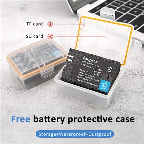 KingMa LP-E6 Battery For Canon EOS
