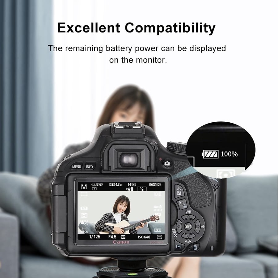 KingMa LP-E6 USB-C Rechargeable Battery For Canon EOS