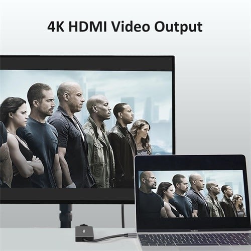 KingMa 6-in-1 USB C Hub Adapter for Type-C Equipments with PD Charging
