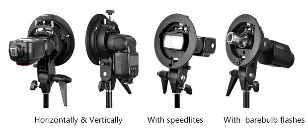 Godox S-Type Speedlite Bracket for Bowens