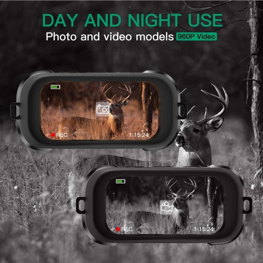K&F Concept Infrared Night Vision Binoculars 2.31" TFT LCD Screen ,4x digital zoom, 3W 850NM binoculars