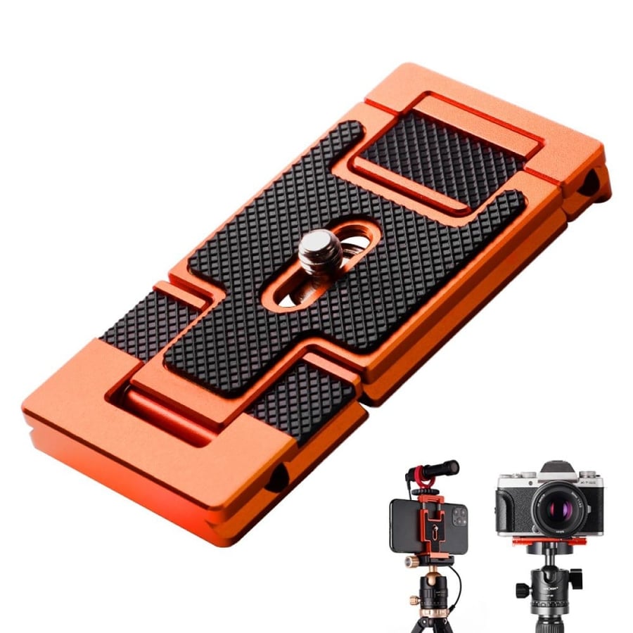 K&F Concept Arca Swiss Quick Release Plate Camera and Smartphone Mount CA02