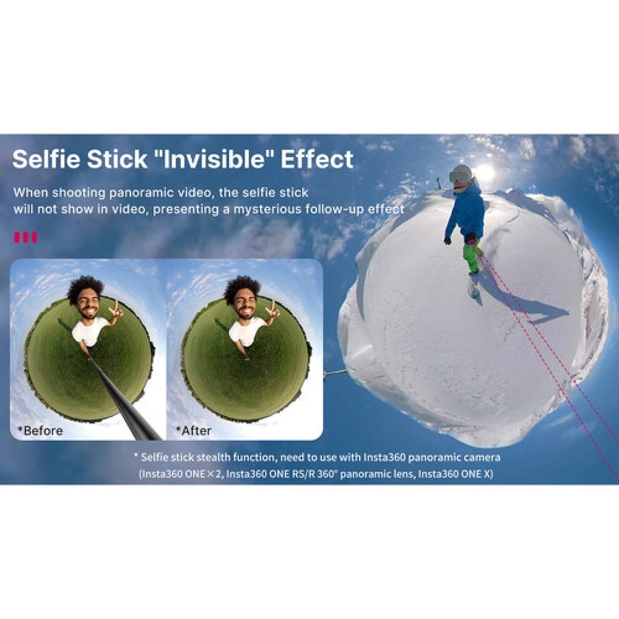 Ulanzi MT-58 Extendable Selfie Stick for Action Cameras (121cm)