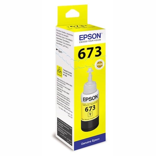 إبسون EPSON L800/L805/L810/L850/L1800 أصفر 70ml T6734