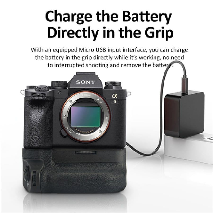 KingMa VG-C4EM battery grip for Sony A7R4 camera