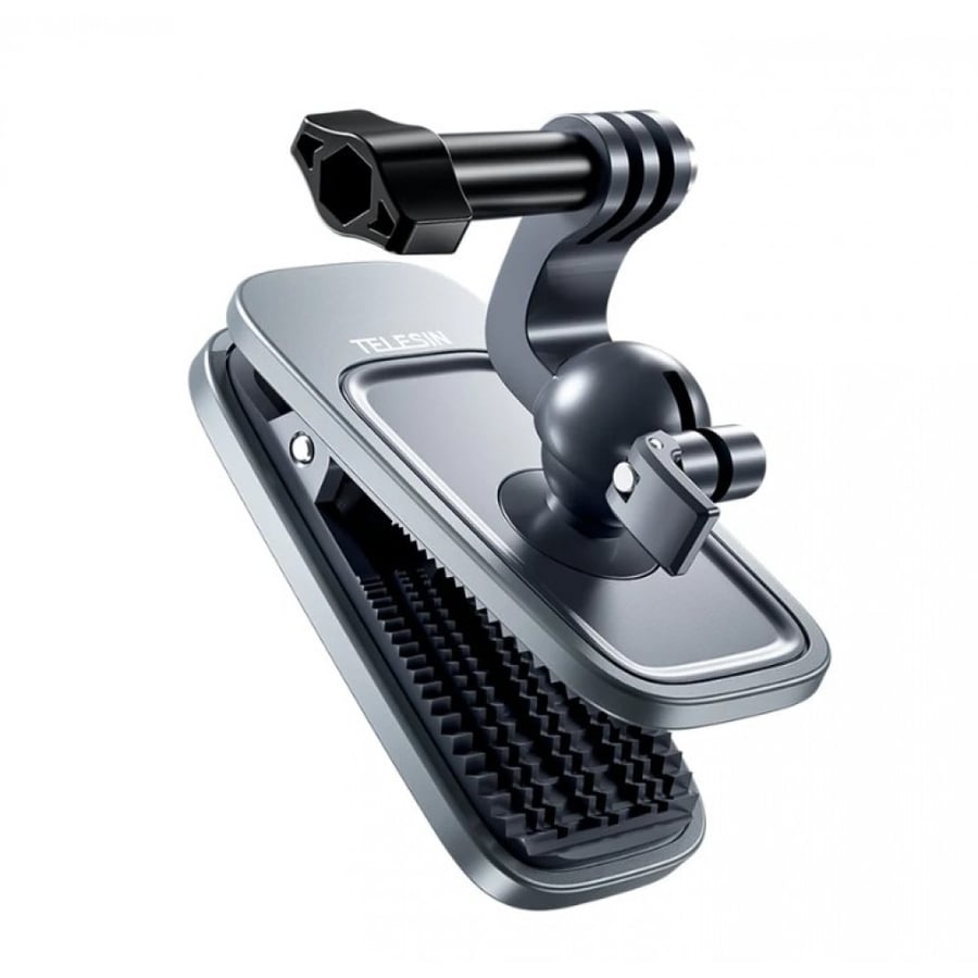 TELESIN Upgraded Magnetic Universal Backpack Clip for Action Cameras