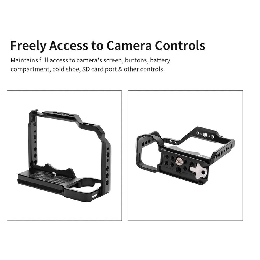 KingMa Multi-hole Aluminium Alloy Camera Cage for Sony ZV-E1