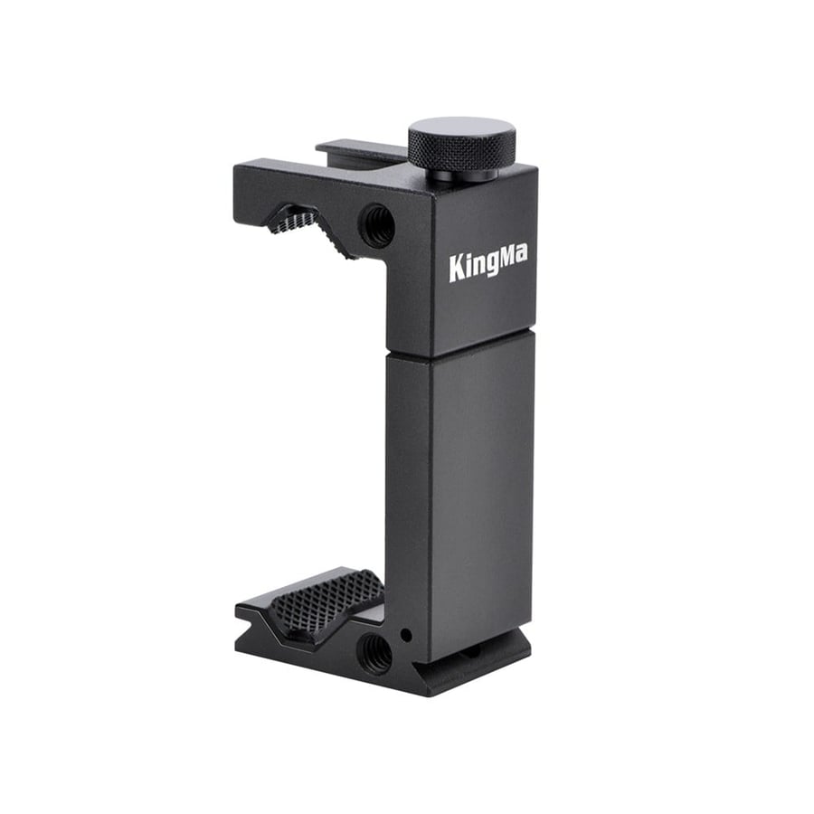 KingMa Aluminium Alloy Hot shoe Phone Clip used in Vertical or Horizontal Shooting