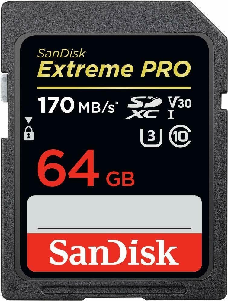 SanDisk Extreme PRO 64GB 170MB/s SDXC SD Memory Card