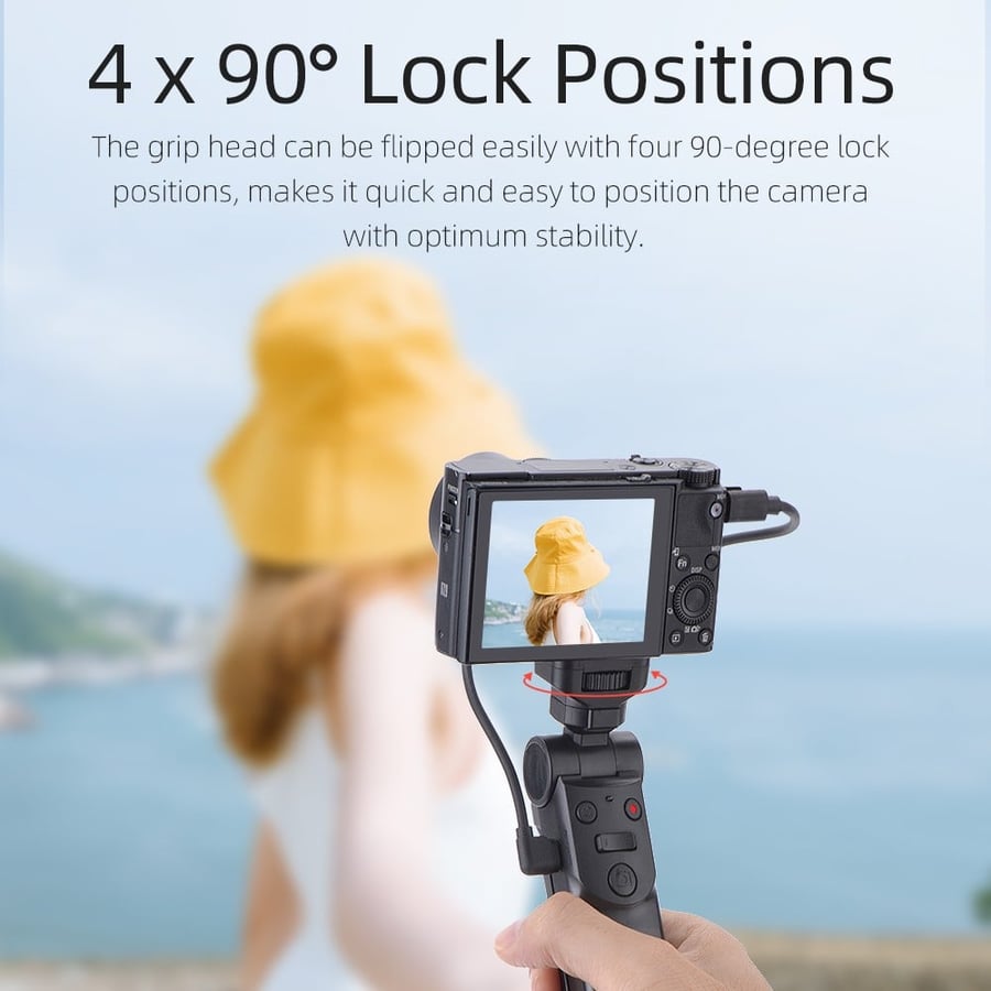 KingMa Vlog Accessories Vlogging Camera Grip Tripod for Sony Digital and Mirrorless Cameras with MULTI Ports