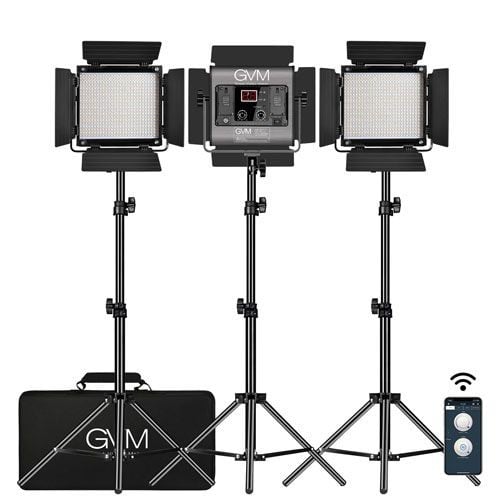 GVM 480LS Bi-Color LED 3-Panel Kit