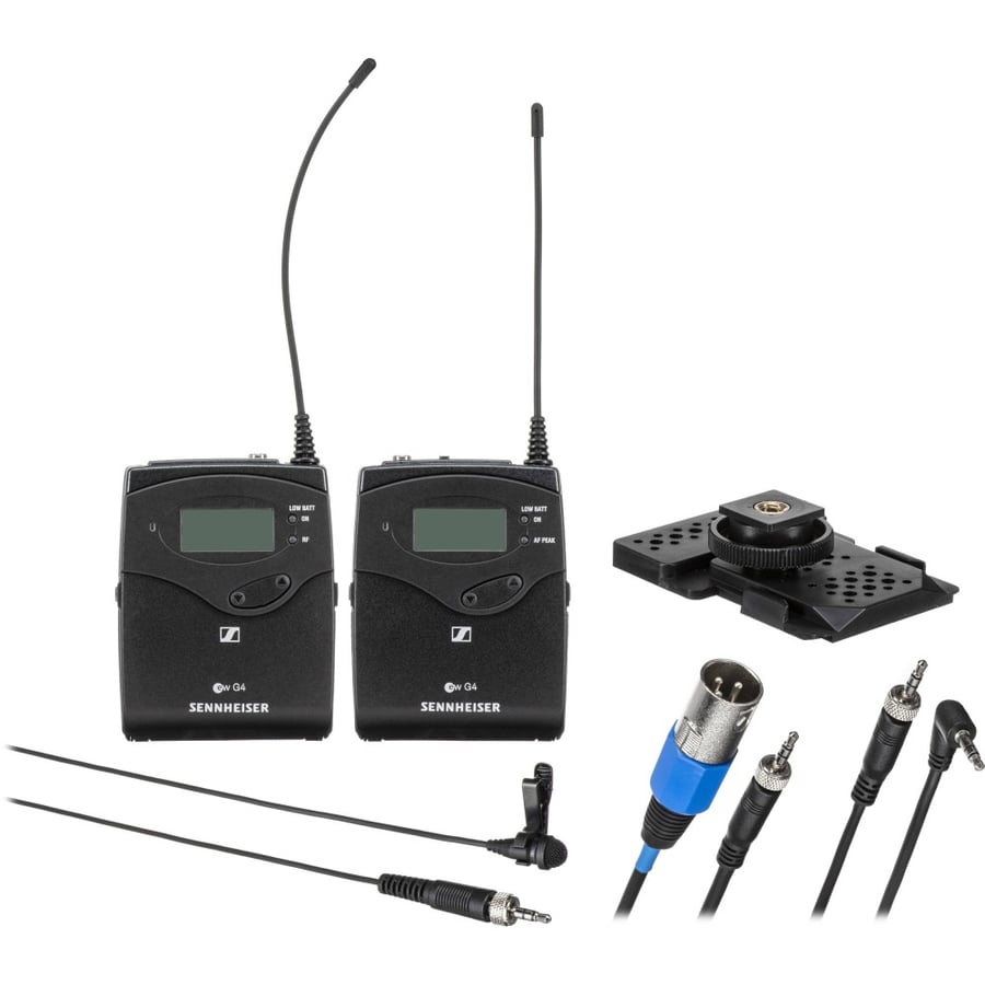 Sennheiser ew 112P G4 Camera-Mount Wireless Microphone System with ME 2-II Lavalier