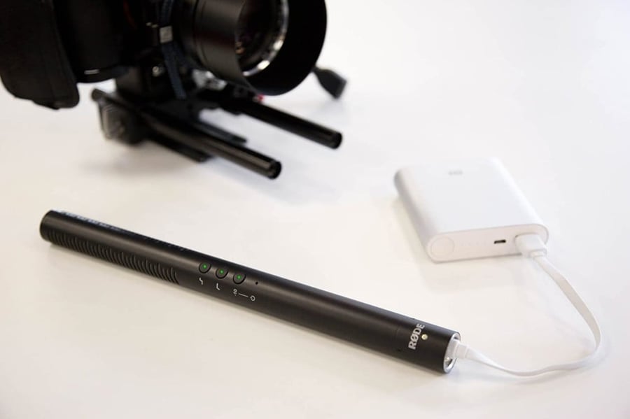 Rode NTG4+ Shotgun Microphone with Digital Switch and Built-In Rechargeable Battery