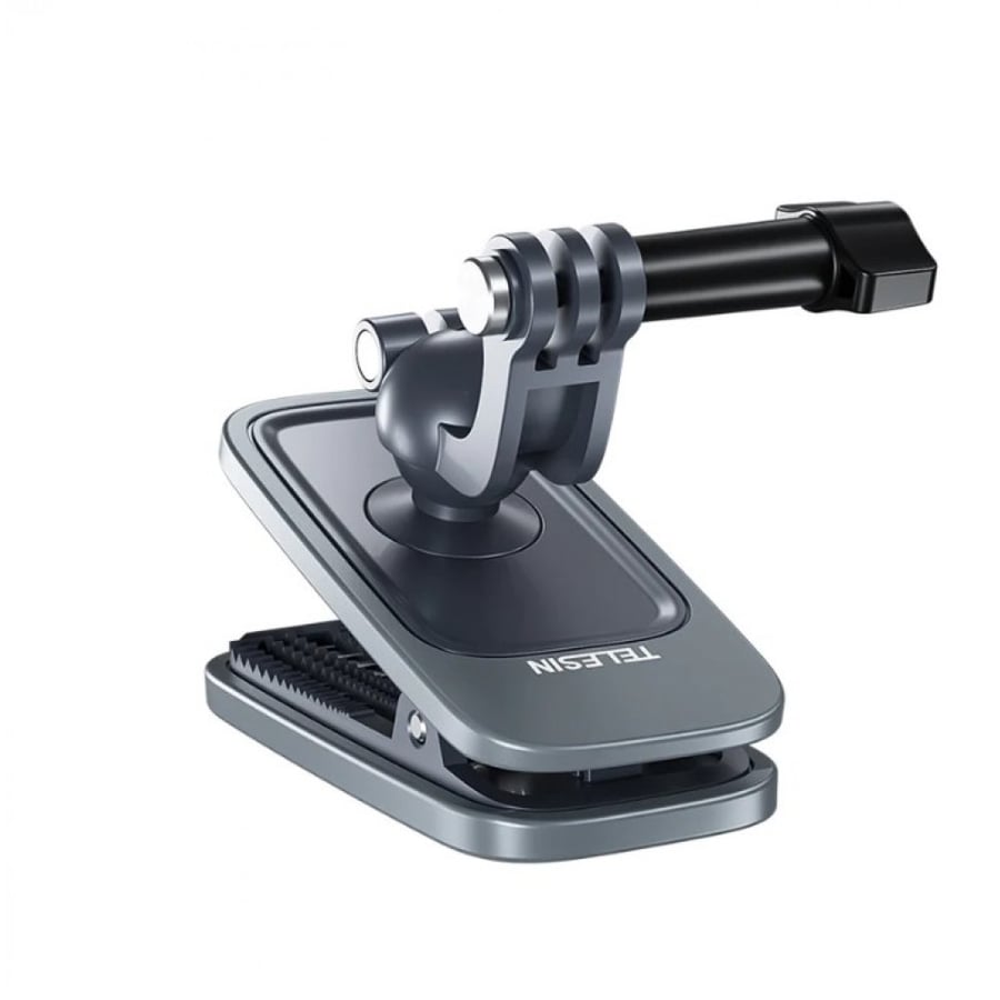 TELESIN Upgraded Magnetic Universal Backpack Clip for Action Cameras
