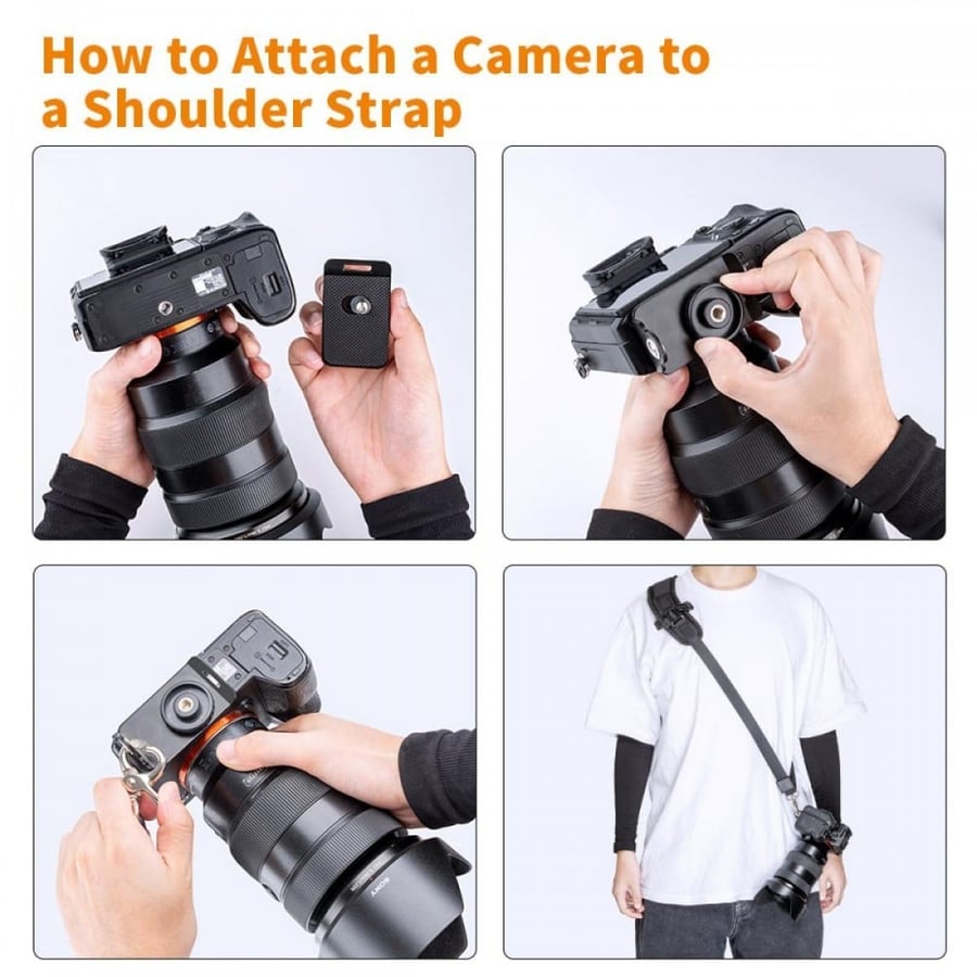 K&F Concept Adjustable Digital Camera Double Shoulder Strap with Quick Release