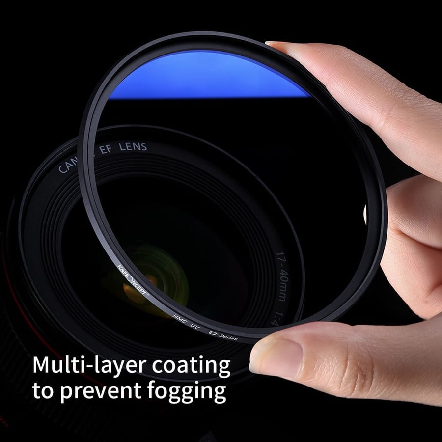 K&F CONCEPT 67MM Circular Polarizer Glass Filter Ultra-Slim, Multi Coated