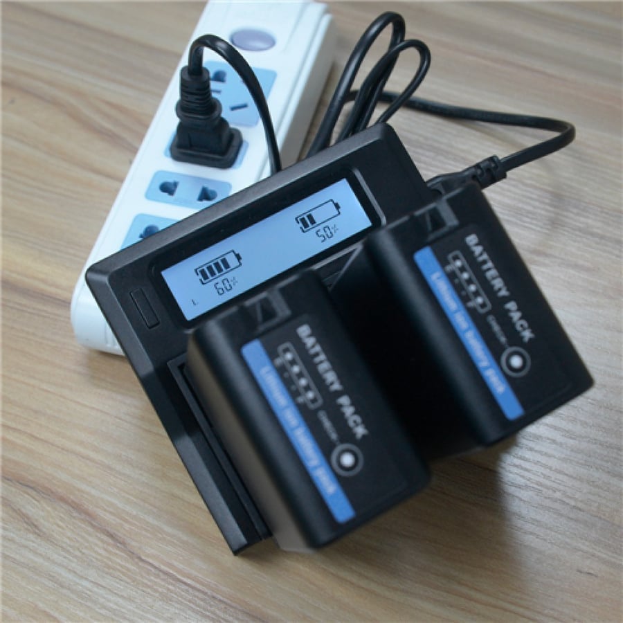 KingMa Dual LCD battery charger for Sony