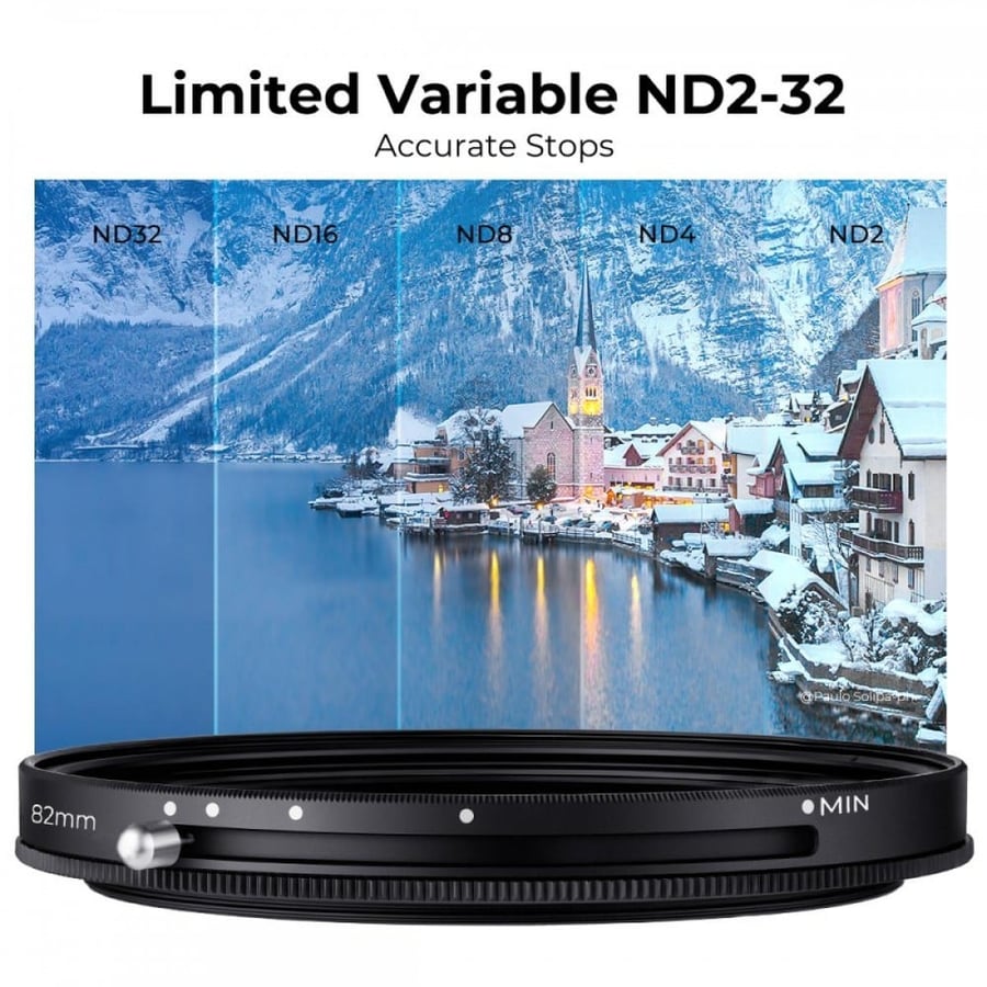 K&F Concept 67mm ND2-ND32 (1-5 Stop) Variable ND Filter and CPL Circular Polarizing Filter 2 in 1 for Camera Lens No X Spot Weather Sealed