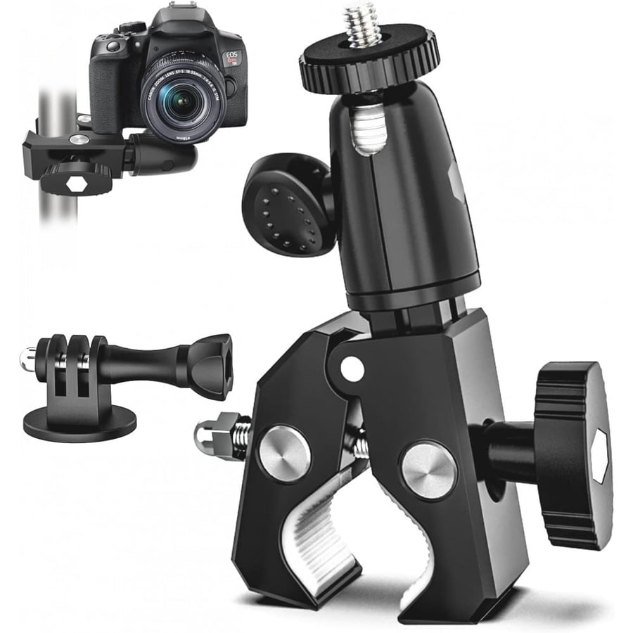 EXSHOW Motorcycle Mount for Action Cameras