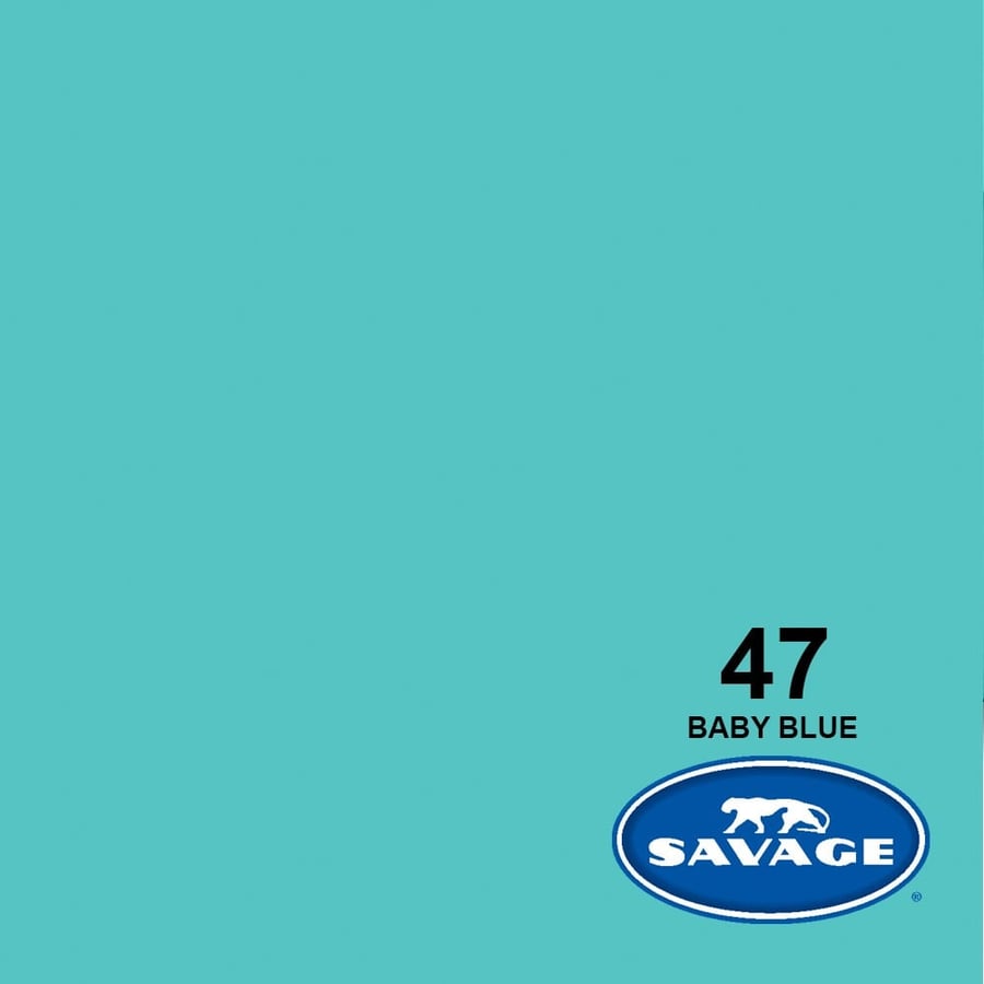 Savage #47 Seamless Background Paper (Baby Blue, 2.72 x 11m)
