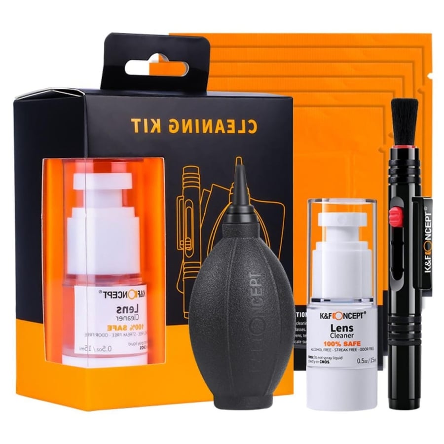 K&F Concept 4-In-1 Camera Lens Cleaning Pen Camera Lens Cleaning Kit for DSLR Camera