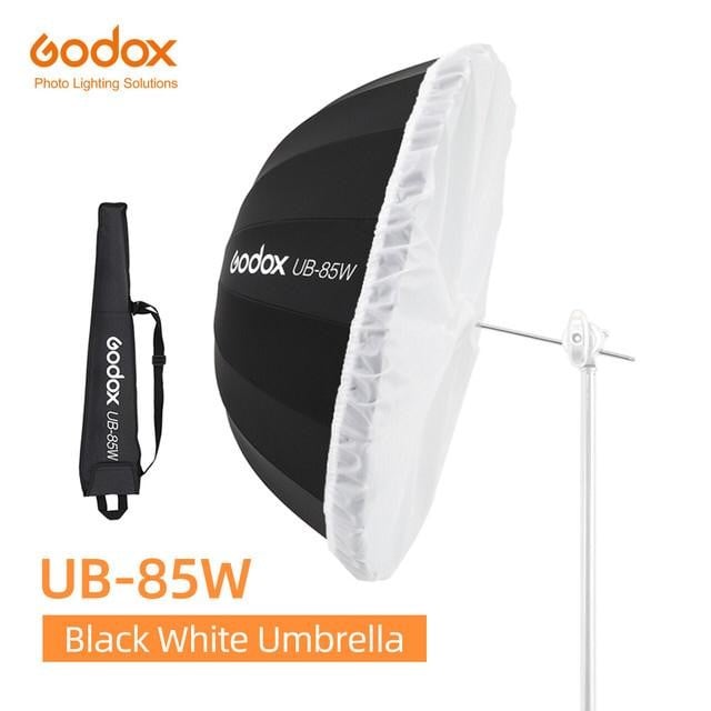 Godox Parabolic Umbrella white 85 CM With Diffuser