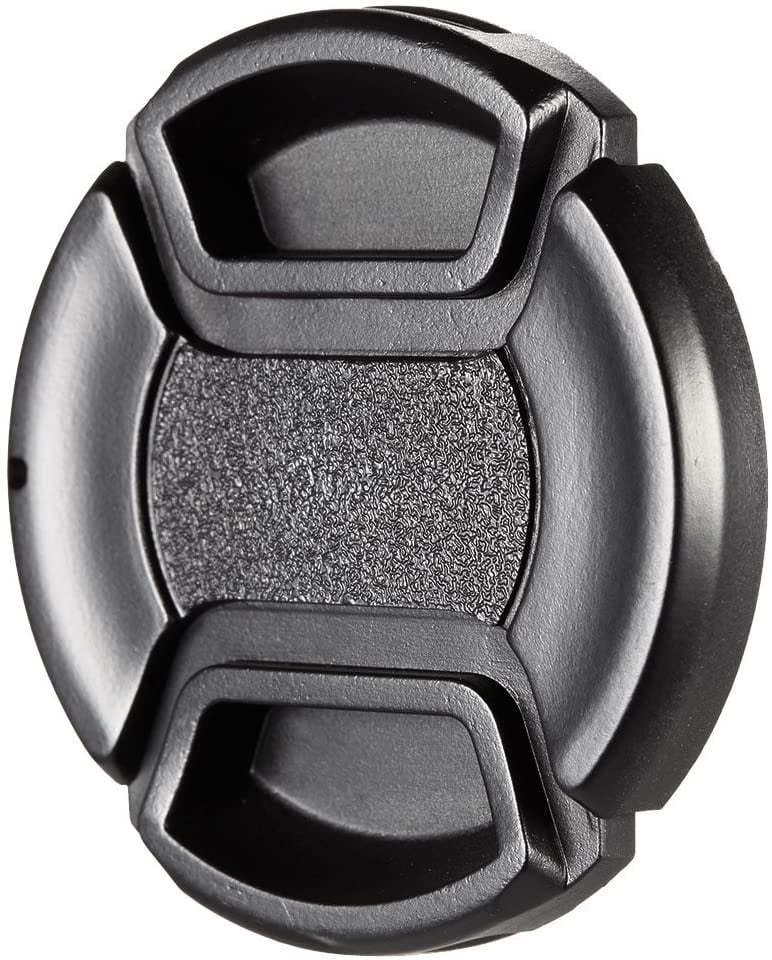 K&F Concept 52mm Center Pinch Snap-on Lens Cap Cover Keeper Holder for Canon Nikon Sony DSLR Camera