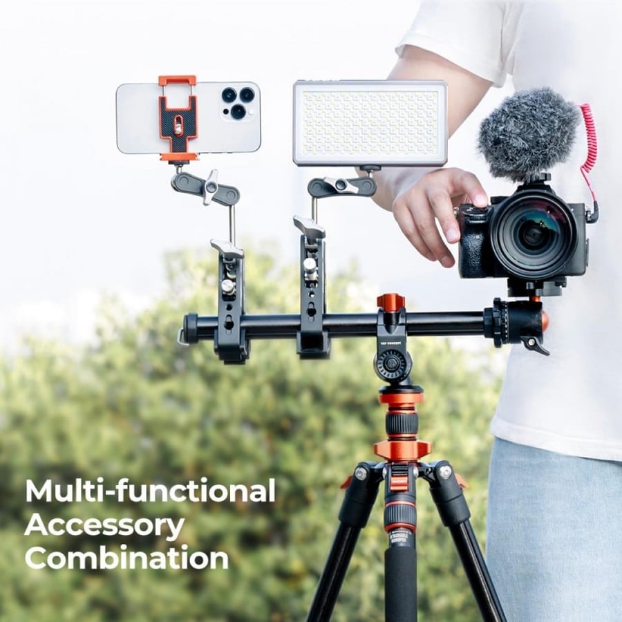 K&F Concept 11.8" Rotatable Multi-Angle Center Column for Camera Tripod