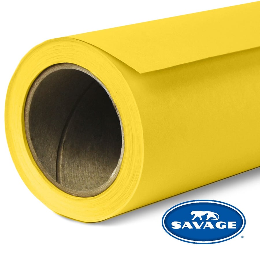 Savage #38 Seamless Background Paper (Canary, 1.35 x 11m)