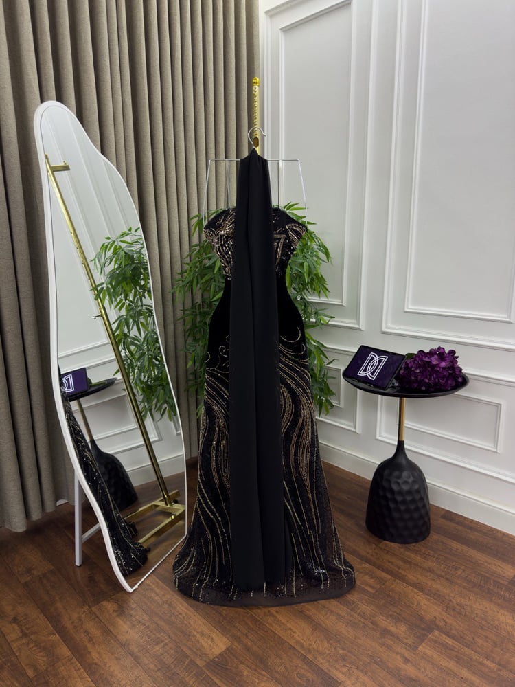 فستان نسائي سهره جذااااب تطريز راقي Dior