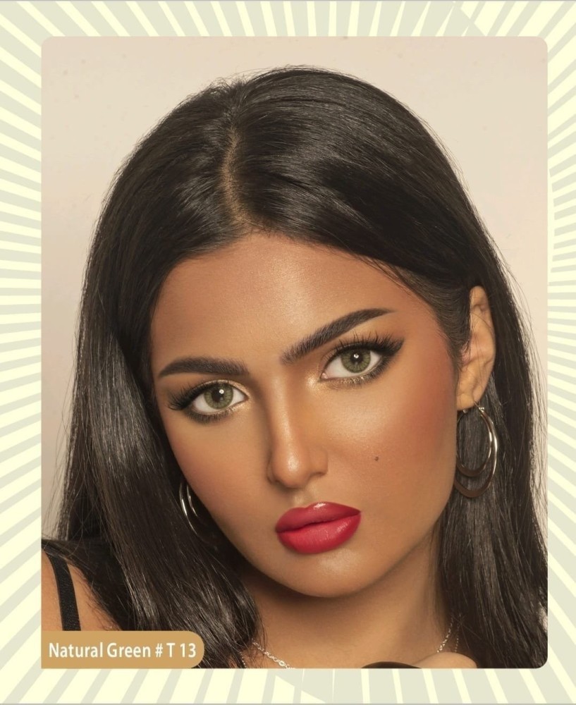 عدسات توينكل شهري +علبه عدسه مجان