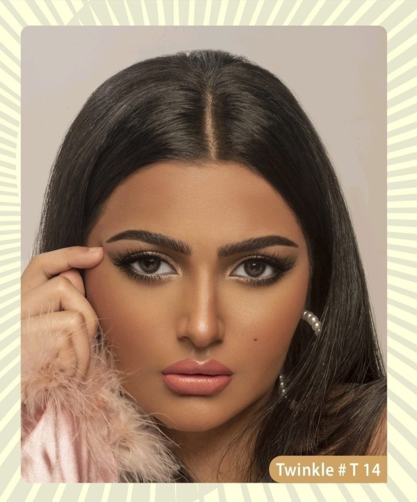 عدسات توينكل شهري +علبه عدسه مجان