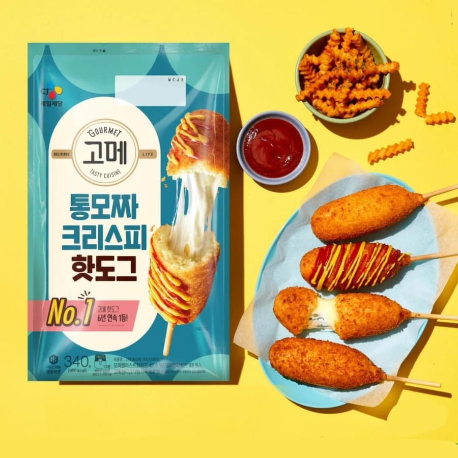 Crispy mozzarella hot dog 340g best seller No. 1 Korea